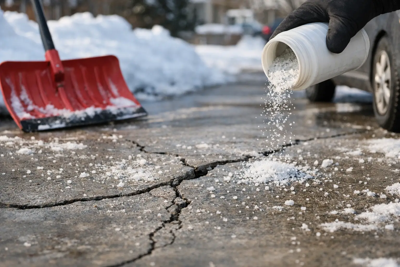 How to Protect Concrete From Road Salt Damage