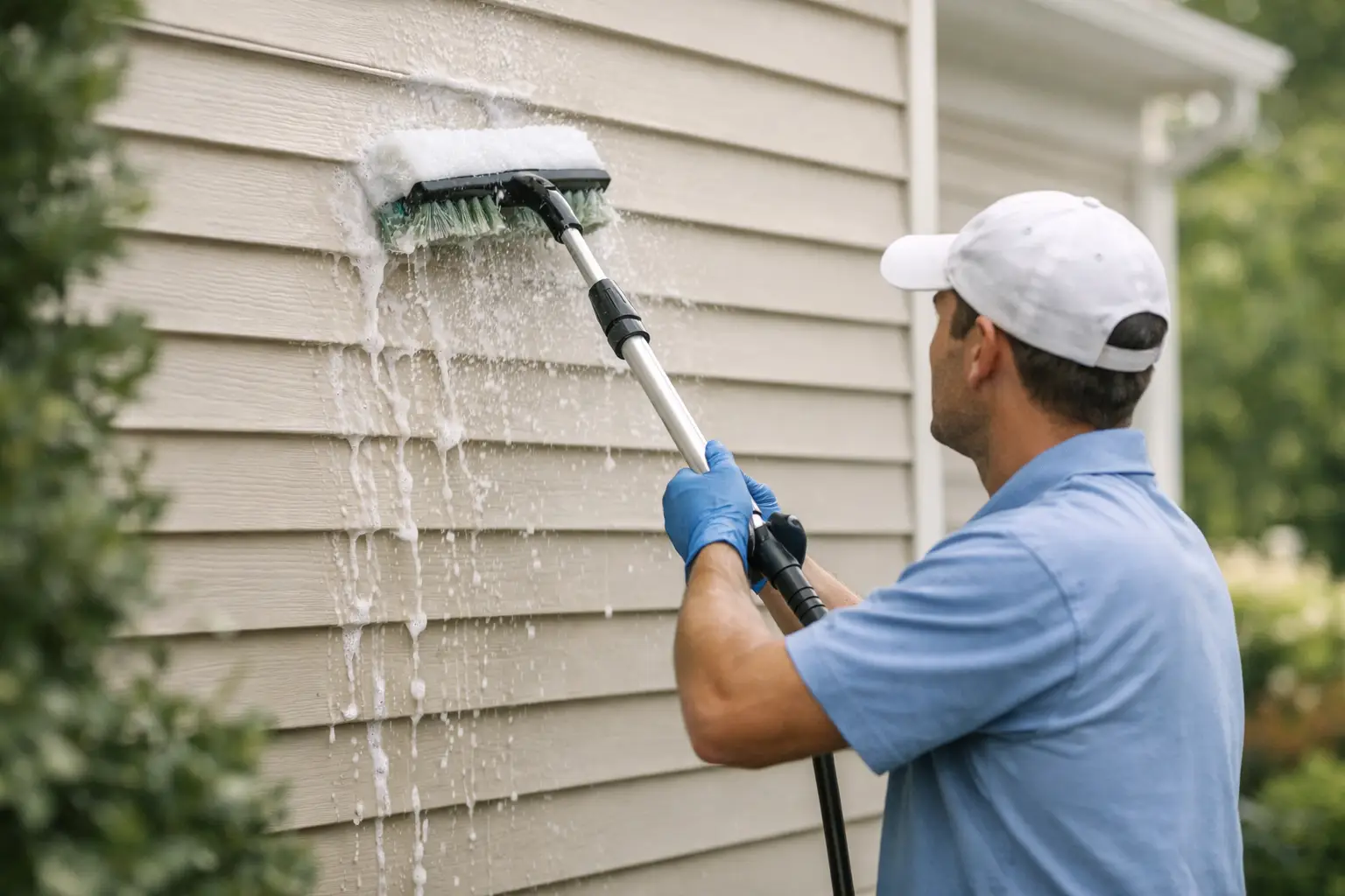 How to Soft Wash Siding Without Causing Damage