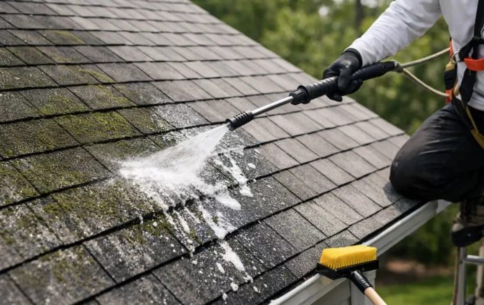 How to Remove Algae From Shingles Safely