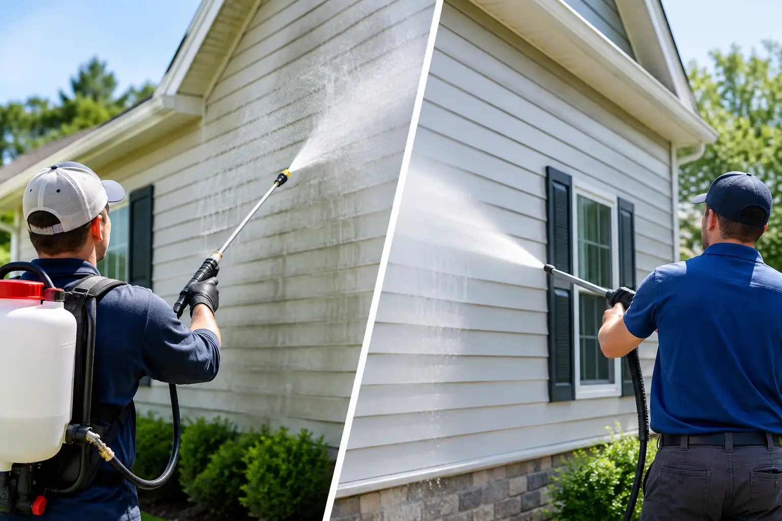 Soft Wash Versus Pressure Wash: Which Fits?